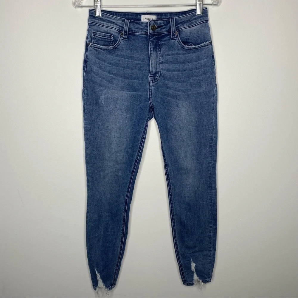 Pistola Distressed Ankle Skinny Jean